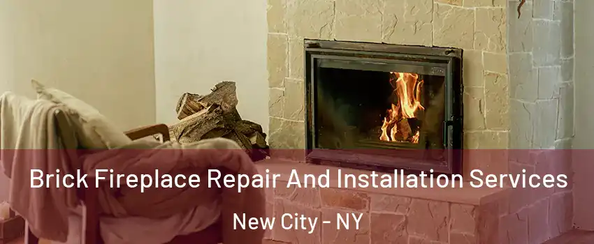  Brick Fireplace Repair And Installation Services New City - NY
