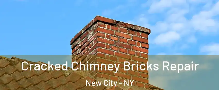  Cracked Chimney Bricks Repair New City - NY