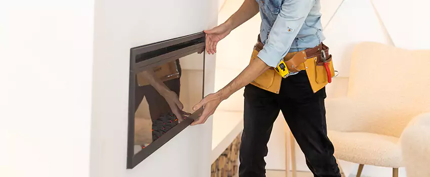 Metal Fireplace Installation in New City, New York