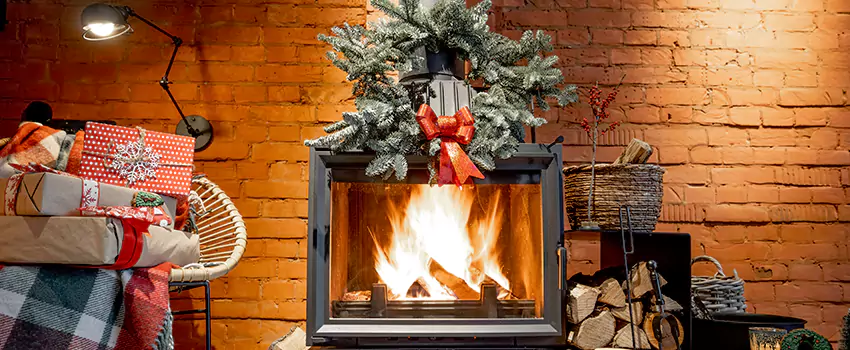 Travis Industries Linear Gas Fireplace Installation in New City, New York