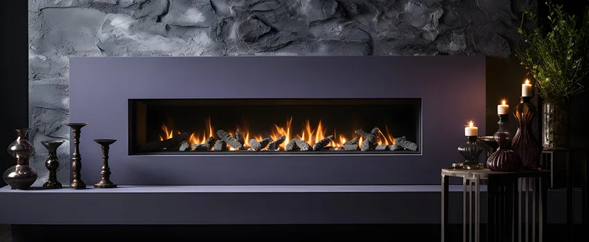 Ember Bed for Ventless Gas Fireplace in New City, NY