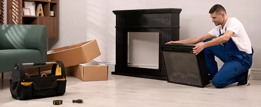 Old Rusted Metal Fireplace Repair And Replacement in New City, NY