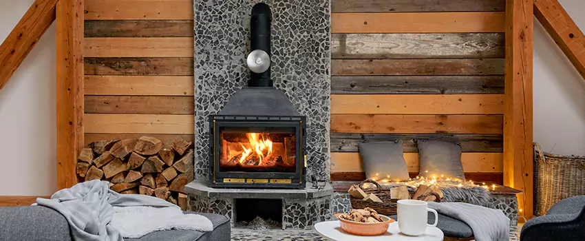 Thelin Hearth Products Direct Vent Gas Stove Fireplace Inspection in New City, New York