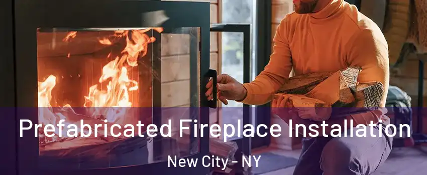  Prefabricated Fireplace Installation New City - NY